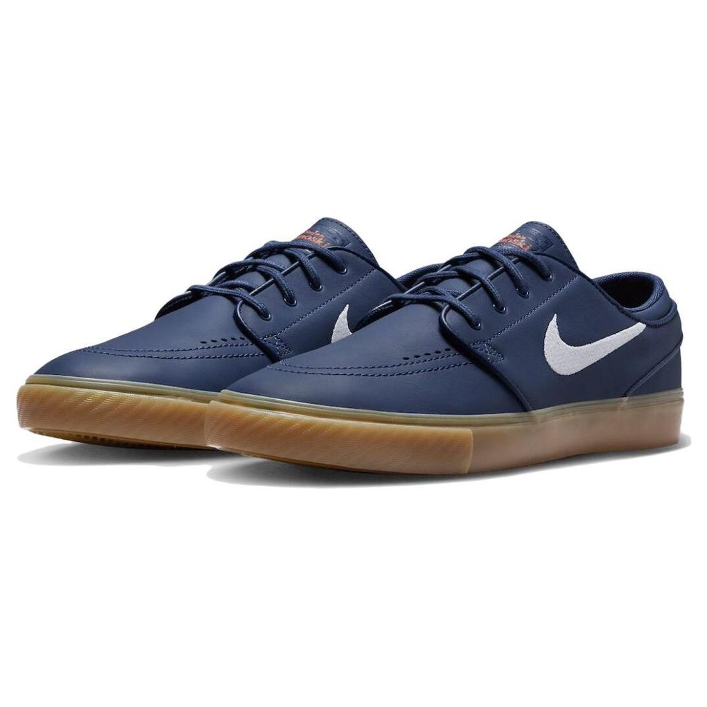 Nike Zoom Stefan Janoski+ SB Navy Gum Unisex Sneakers Blue White Gum-Light-Brown FJ1675-400