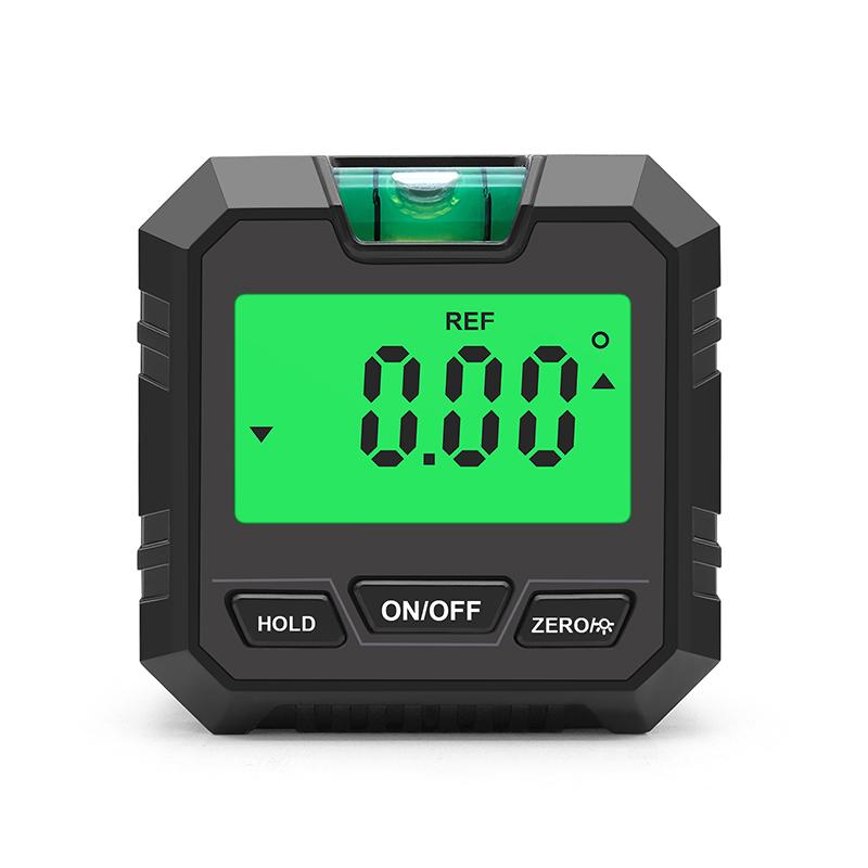 Digital Electronic Level and Angle Gauge - Mini Angle Finder Level Box Magnetic Base & Backlit LCD Bevel Gauge Inclinometer for Carpentry