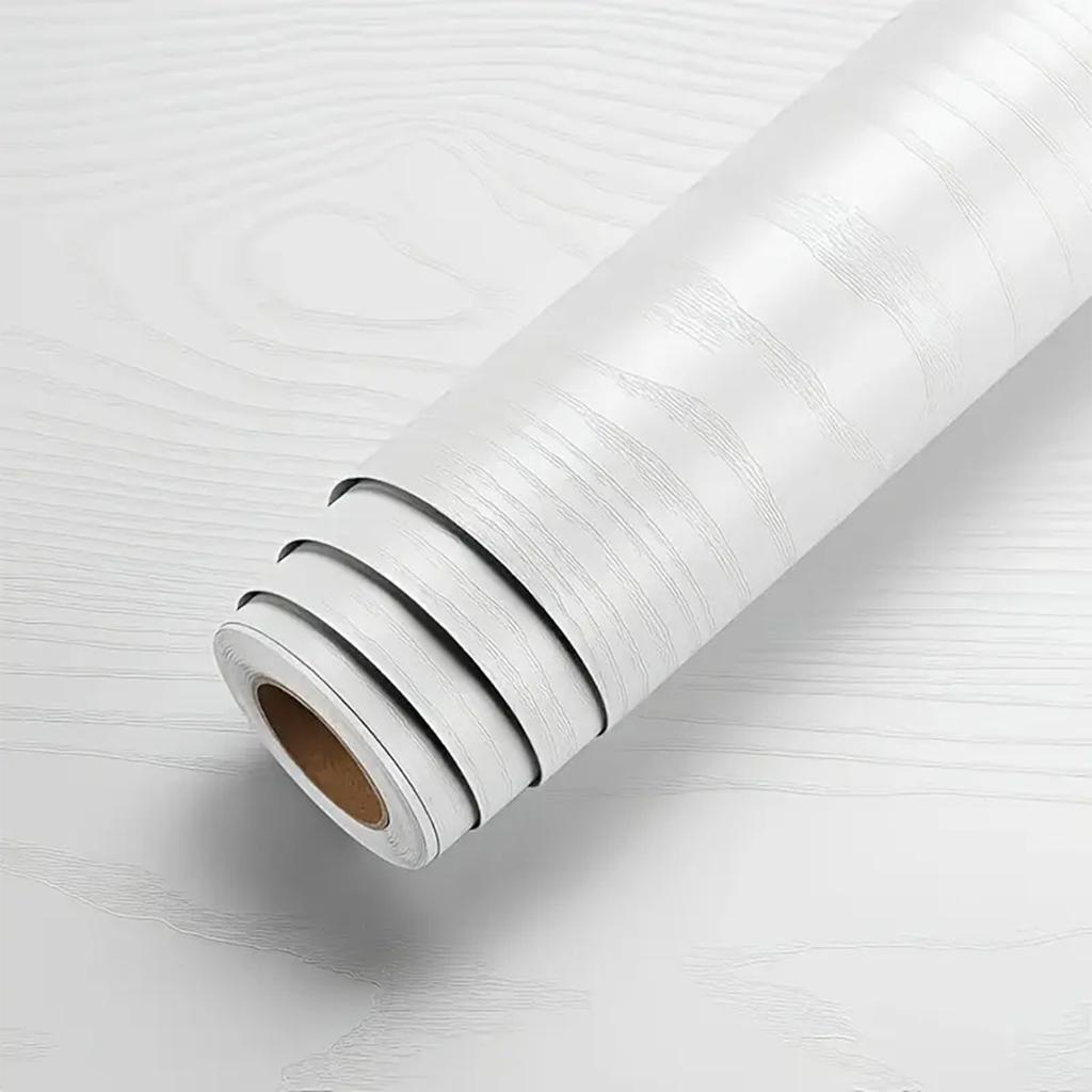 PVC Waterproof Self Adhesive Wallpaper Wall In Rolls Furniture Cabinets Vinyl Decorative Film Wood Grain Stickers For Home Decor