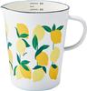 Plune Enamel Measuring Cup L Measuring Cup Lemon