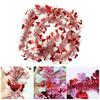 Valentine's Day Garland Shiny Heart Tinsel Garland Romantic Hanging Pull Strips for Home Parties Decoration
