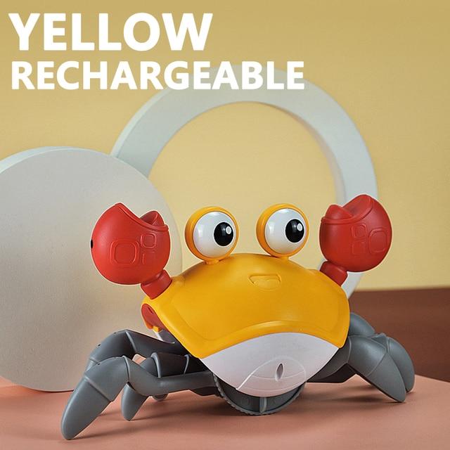 Kids Induction Escape Crab Octopus Crawling Toy Baby Electronic Pets Musical Toys Educational Toddler Moving Toy Christmas Gift