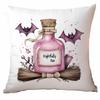 New Pink Halloween Pillowcase Festive Home Cushion Pillowcase Decoration
