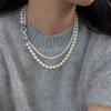 Korean Jewelry Pearl Necklace Clavicle Chain Pearl Chain Beads Sweet Pearl Chain Choker Lady/Girls