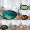 Family Living Room Bedroom Bathroom Floor MATS Printed Decorative Carpet Psychedelic Mandala Round Carpet Sofa Carpet Home Decor