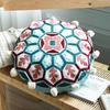 Moroccan Ethnic Style Hand-embroidered Round Pillowcase Living Room Sofa Cushion Ball Indian Decorative Pillow