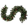 180cm/6 Feet Christmas Garland Green Led String Lights Artificial Rattan  Outdoor Decor