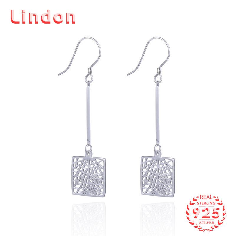 Lindon 925 Sterling Silver Earrings Drop Earrings For Women Wedding Party Gifts