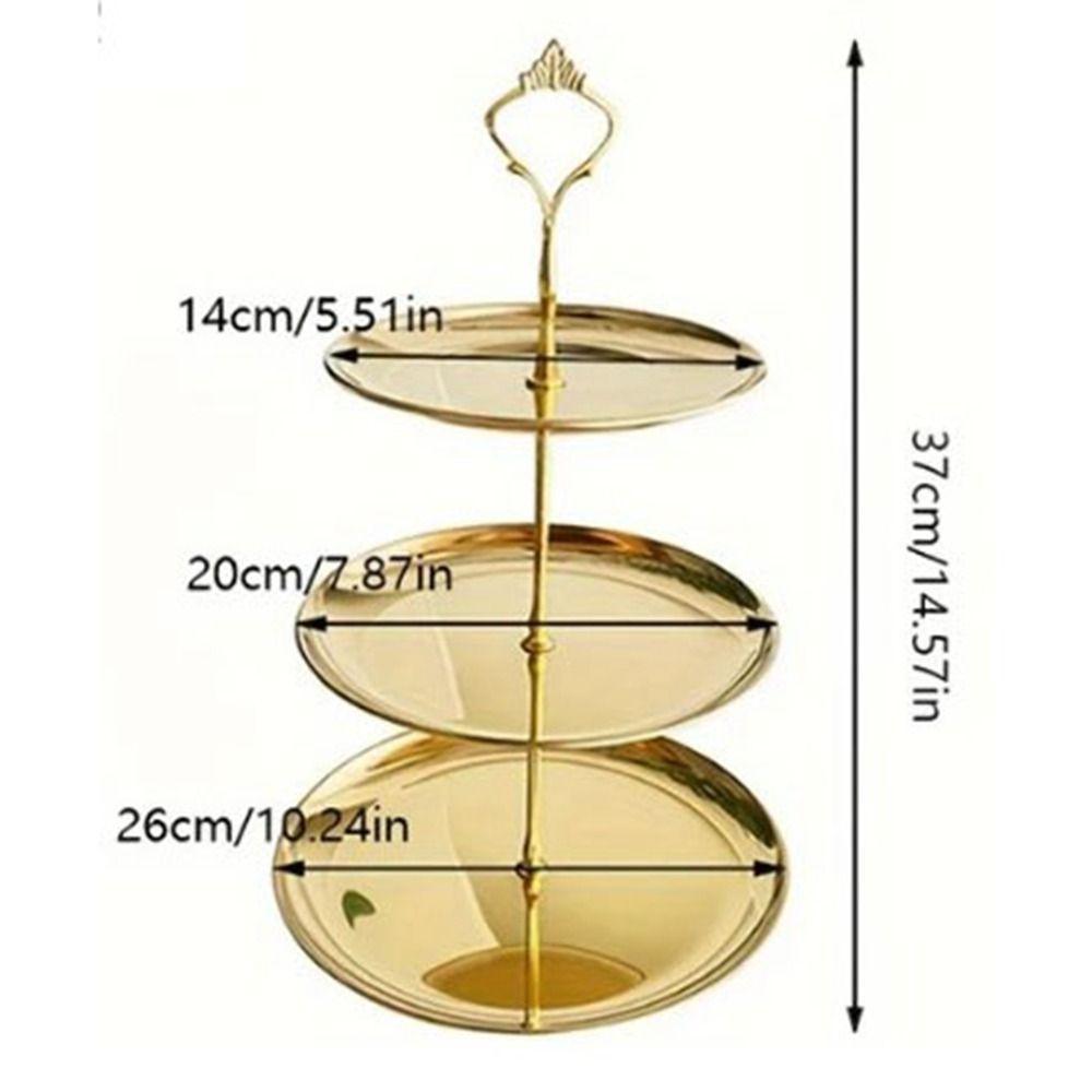 Stainless Steel Stainless Steel Fruit Stand Easy To Use Dessert Display Holder  Wedding