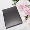 JM Shop A4 MultiFunctional File Folder PU Leather Business Padfolio Paper Document Storage Organizer for A4