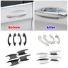 For Mercedes Benz GLB Class X247 GLB220 GLB250  2022 Car Exterior Door Handle Bowl Cover Trim Decorate Sticker Anti Scratch