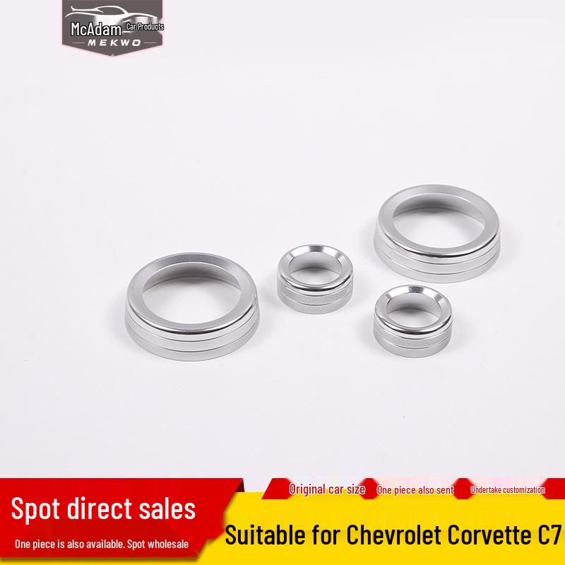14-19 Chevy C7 Corvette AC Volume Knob Ring Mod
