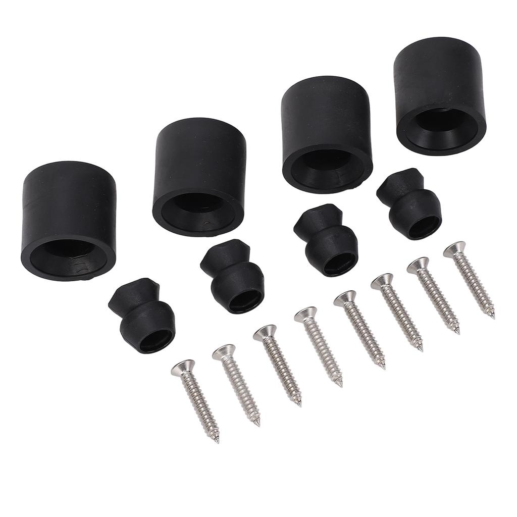 Trailer Door Holder Kit Low Profile Rubber Window Door Bumper Holder Reduce Impact Prevent Shaking for RVs Horse Trailer