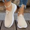 Spring/Autumn New Women's Slip-On Casual Shoes, Comfortable Breathable Sneakers, Outdoor Hiking Shoes