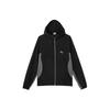 Color Block Lightweight Casual Woven Hooded Long Sleeve Jacket Men Jacket Black 628370-01