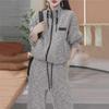 946# Women's Fashion Striped Suit - 2024 Spring/Autumn Loose Cardigan and Wide-Leg Pants Set