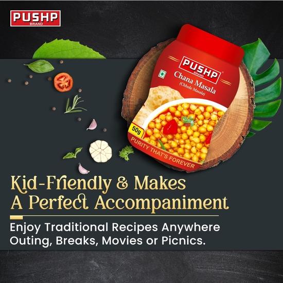 Pushp Brand Channa Masala Jar 50gm (Pack of 1)
