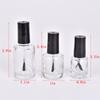 1Pcs 5/10/15Ml Empty Glass Nail Polish Bottle With Brush Nail Oil Glass Bottle