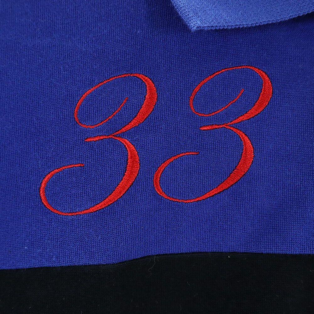 BEAMS GOLF Golf Short Sleeve Polo Shirt M Blue Women Used