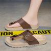 Summer New Thick-soled Flip-flops Go Out Thick-soled Men's Dual-purpose Non-slip Sandals Breathable Fashionable Versatile Trendy Slippers