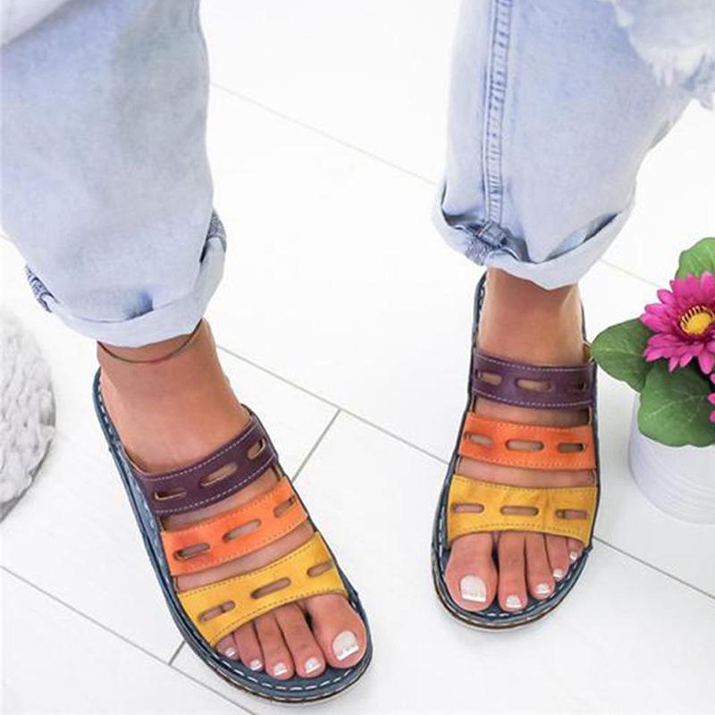 Fashion Platform Sandals Women Shoes Open Toe Shoes Woman Beach Sandals Woman Retro Female Slippers Breathable Footwear Zapatos De Mujer