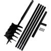 VidaXL Soil Auger with Handle 200 Mm and 5 M Extension Tube Steel