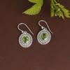 925 Sterling Silver Handmade Jewelry, Peridot Silver Earring, August Birthstone Earring, Gift For Her, Women Jewelry