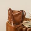 Genuine Leather Women's Bag Solid Color Simple Soft Cowhide Handmade Shoulder Crossbody Bags