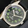 HAND-WINDING VINTAGE HMT JAWAN INDIAN MENS BLACK COLOR DIAL WATCH A700292-5 R202-a700292