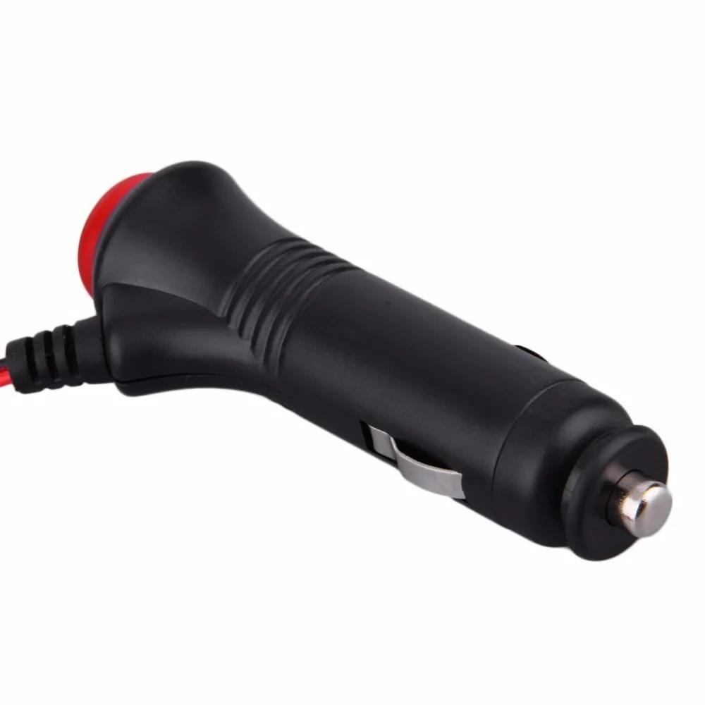 Car Cigarette Lighter Socket Plug Connector 1.5 Meter Cable 12V 24V Car Charger On Off Switch Universal for Car Light