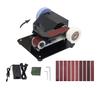 INTBUYING Compact Electric Belt Desktop 7 Forward and Reverse Rotation DIY Belt Included Sander, Multi-Function Grinder, 0-10,000 Rpm, Speeds, Modes,