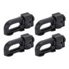 4Pcs L Track Double Stud Tie Down Fitting Carbon Steel L Track Rail Double Stud Fitting for Truck Bed Trailer Cargo