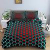 New Fashion 3d Dense Hole Pattern 2 /3pcs Duvet Cover With Pillow Case Fashion Sale Bedding Set Single Double King Queen Euro Sizes