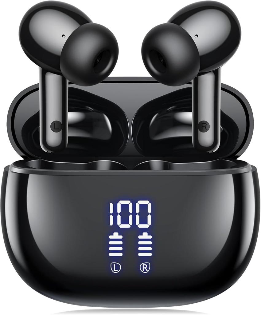 Bluetooth Wireless Earphones with Automatic Fast Sound Sound Leakage Touch and Comfortable Wearing Open-Ear Pairing, Type-C Charging, Hi-Fi Quality,