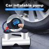 Portable Car Air Compressor 120W Electric Tyre Inflatable Pump LCD Display Digital Automobile Tire Pump Portable Tire Inflator