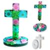 Crossed Silicone Molds Plaster Molds Resin Cross Shape Creative Retro Silicone Base Casting Mol D0S9