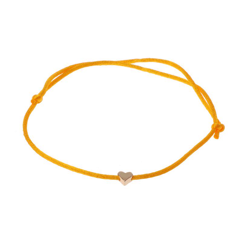 Lucky Каббала Сердце Очарование Плетение Красная Нить Любовь Браслет Дружба Ювелирные Изделия