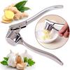 Premium Stainless Steel Kitchen Squeeze Tool Alloy Ginge Vegetable Crusher Garlic