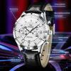 Fashionable and Stylish Men's Business Calendar Wristwatch with High Aesthetic Value Multi Functional Timing Quartz Watch