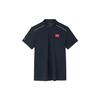 Champion Series Solid Color National Flag Logo Pullover Short Sleeve Polo Shirt Men Polo Shirts Night-Sea-Black 152330114-3