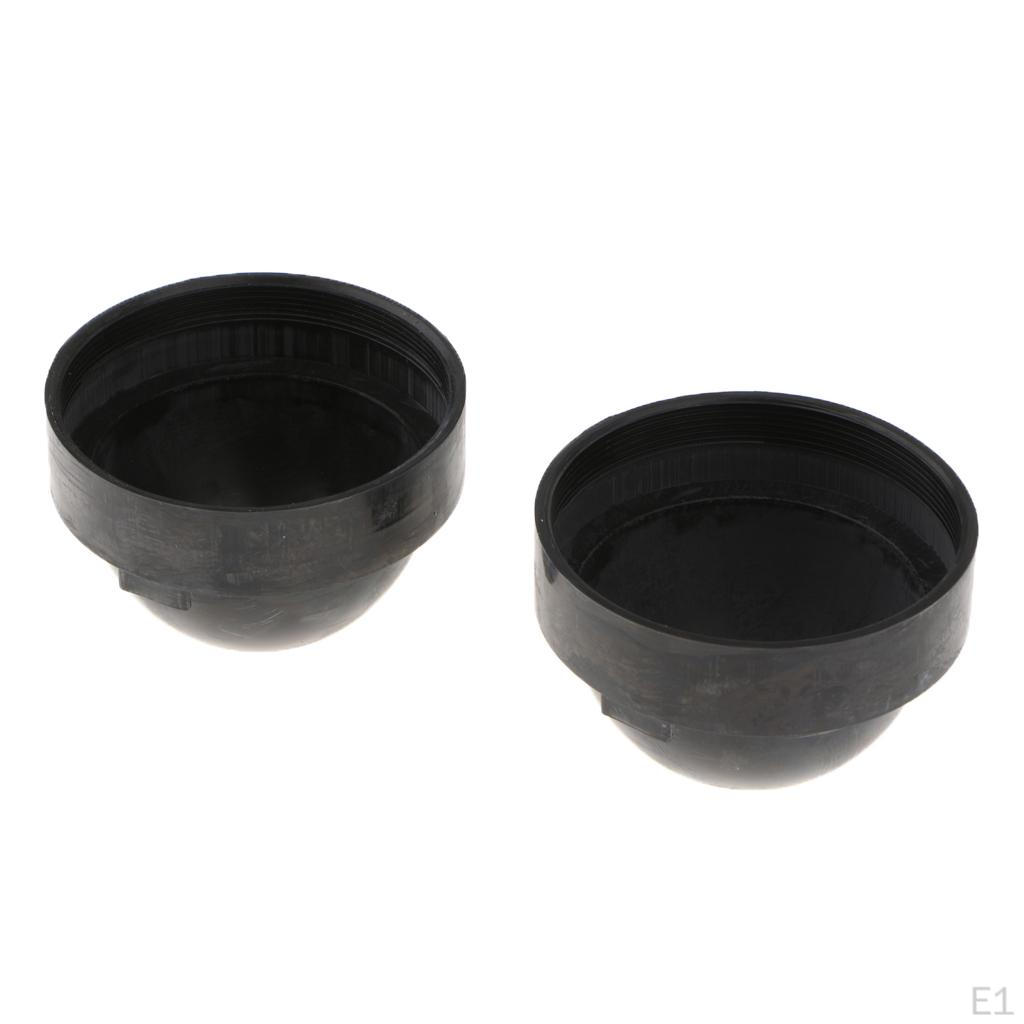2pcs 85mm Rubber Housing Anti For Car Bulb Headlight