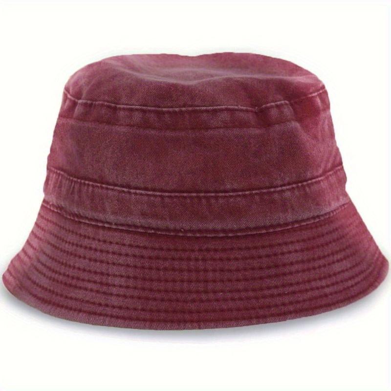 Popular Unisex Cotton Summer Washed Jeans Bucket Hat Cap For Women Spring Fisherman Hat Outdoor Travel Sunshade Gift