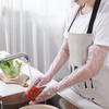 10Pcs/Bag Disposable Arm Guard Gloves Kitchen Household Cleaning Waterproof Elastic Drawstring Lengthened Pe Long-Arm Gloves