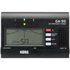 KORG GA-50 Guitar/Bass Tuner, Ideal for Personal Practice, with Output, Supports Multi-String Guitars and Basses, Flat Tuning, and Long Scale Tuning,