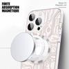 Coque de protection pour iPhone 15 - Motif Circuit Electrique - Antichoc - Translucide - Cercle Magnétique