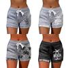 Women Loose Casual Beach Shorts Drawstring Fitness Shorts