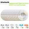 4/8/12Pcs Replacement Activated Carbon Filter For Cat Water Drinking Fountain Replaced Filters Pet Dog Round Fountain Dispenser
