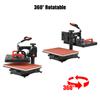 Multifunctional 5 In 1 Heat Press Machine 360 Degrees Rotatable Slidable Hot Transfer Sublimation Digital