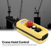 Crane Hoist Control Crane Chain Hoist Push Button Switch Lifting Pendant Controller with Emergency Stop Hoist Push Button Switch