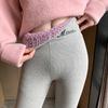 Women Leggings Winter Fleece Lined Outdoor Wear Pencil Pants Cloud Soft Thick Cotton Trousers